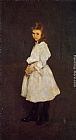 George Wesley Bellows Little Girl in White painting